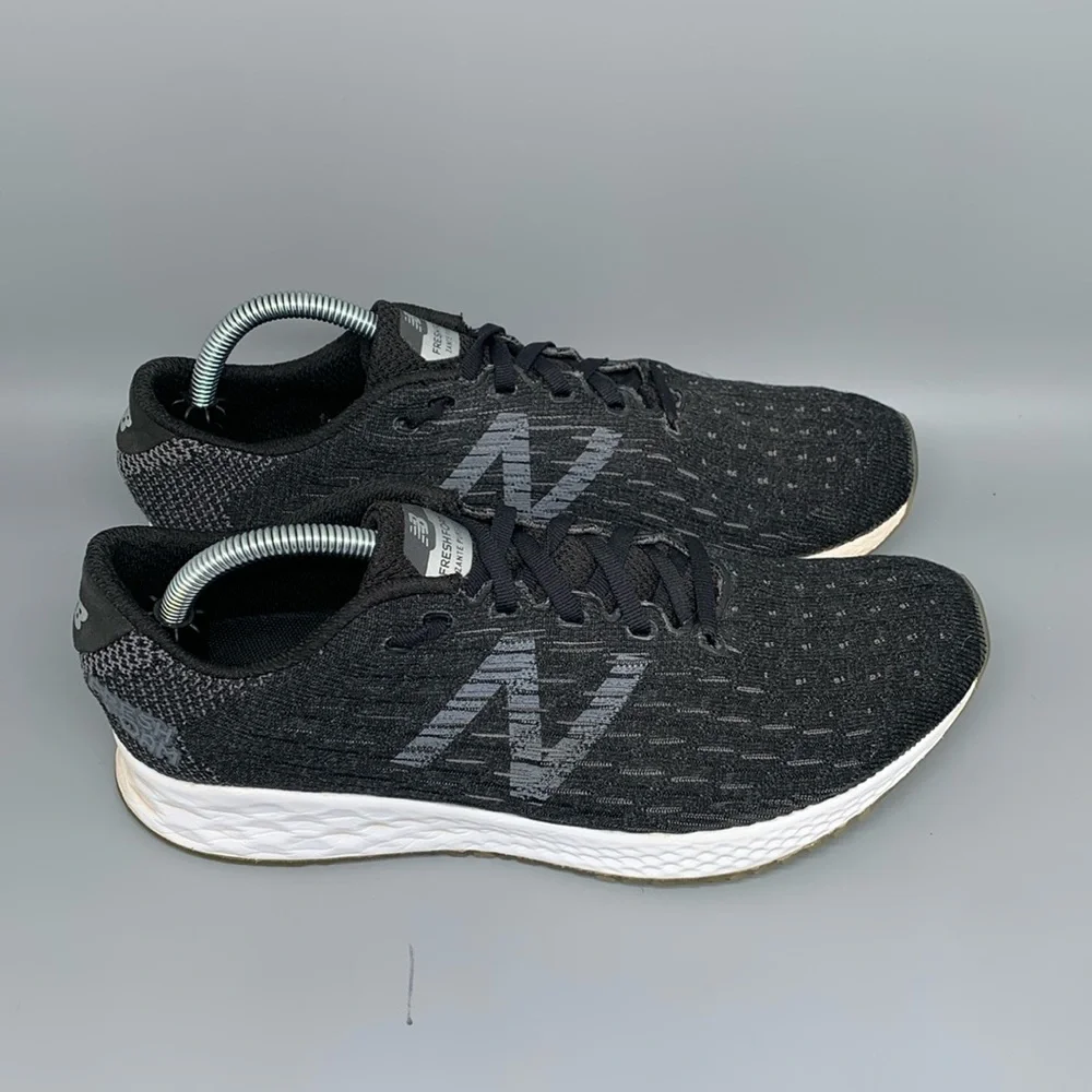 New Balance Fresh Foam Zante Black Running Shoes MZANPBK Men's Sz‎ 9.5D